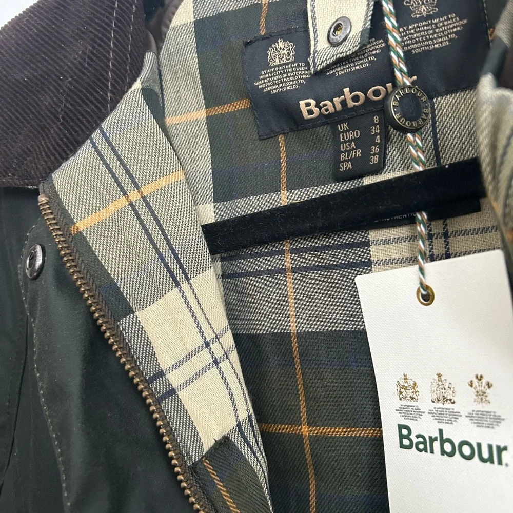 Barbour Women's Dark Green Utility Jacket - Picture 6 of 6